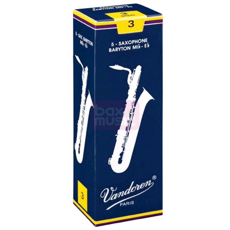 Vandoren Traditional rieten voor Baritonsaxofoon type 3 - 5 stuks