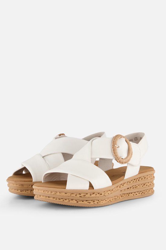 Gabor Sandalen wit Leer - Maat 3,5