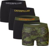 Caterpillar CAT Heren Boxershorts Zwart / Camouflage Groen 4-Pack - Maat XL