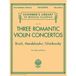 G. Schirmer - Trois concertos pour violon romantiques