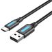 Watio Wave USB-kabel, 3 m, type A naar C, snelle verbinding en compatibel met meerdere apparaten, grijs