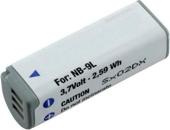 Merkloos Camera accu voor Canon IXUS 500 HS - Merkloos - NB-9L