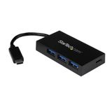 StarTech.com 4-poorts USB 3.0 hub - USB-C naar 1x USB-C en 3x USB-A - Zwart