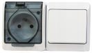 Hermes Trappenaansluiting + stopcontact IP44 GNT 0327-11 elektro-plast nasielsk 5901130482696