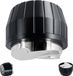 Gravity Zelf Adaptief Espresso Portafilter Leveler met klaverblad 3 Basis (58mm) - Inox - Argent/Noir