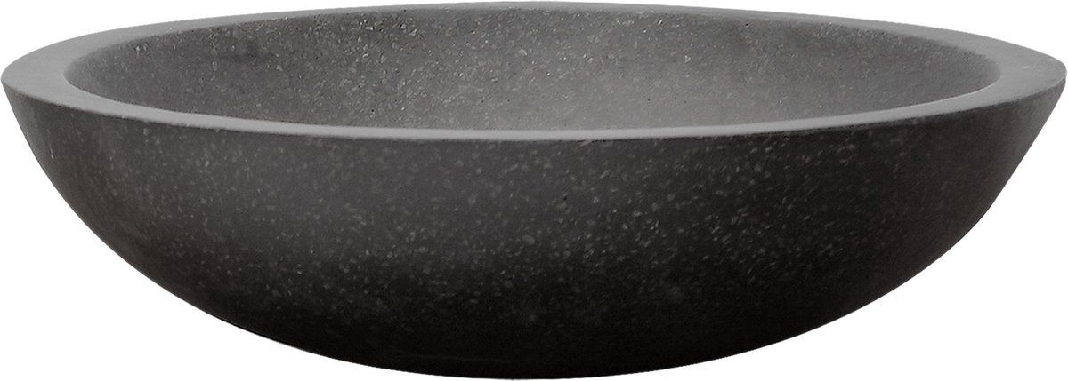 Differnz Puur waskom - Ø 45 x 12.5 cm - zwart