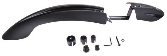M-wave Voorspatbord Mud Max Qr.f Ii 26-29 Inch Zwart