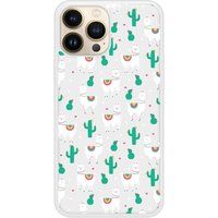 iPhone 13 Pro Max Cactus et Alpaga Bedrukt siliconen hoesje