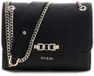 GUESS Anise Convertible Xbody Flap Black Logo Zwart