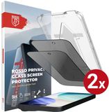 Rosso Privacy Screen Protector Geschikt voor Apple iPhone 17 Pro - 9H Gehard Glas - Installatietray - Case Friendly Tempered Glass - Stofvrij - Eenvoudige Installatie - 2-Pack