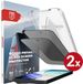 Rosso Privacy Screen Protector Geschikt voor Apple iPhone 17 Pro - 9H Gehard Glas - Installatietray - Case Friendly Tempered Glass - Stofvrij - Eenvoudige Installatie - 2-Pack