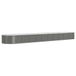 VidaXL Plantenbak 440x80x36 cm Gegalvaniseerd Staal Grijs