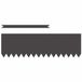 vidaXL Grasafscherming 10 st 100 x 0,05 x 30 cm Koud Gewalst Staal