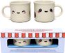 Puckator Foodiemals Espresso Kopjes - Set van 2 - Porselein - Crème - 100 ml