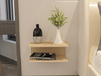RAMEN Table de chevet suspendue 45 cm aspect rotin
