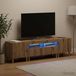 Prolenta Maison Exclusive - Ensemble De 3 Meubles Tv Led Arnhem 3 Pc Chêne Artisanal