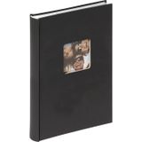 walther design fotoalbum zwart 300 foto's 10 x 15 cm Memo insteekalbum met omslaguitsparing, Fun ME-111-B
