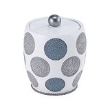 Avanti Dotted Circles douchegordijn, wit