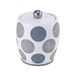 Avanti Dotted Circles douchegordijn, wit