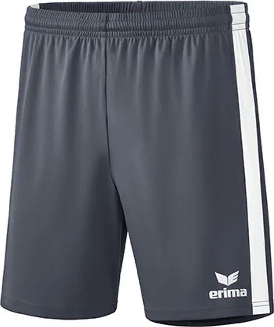 Erima Retro Star Short - Slate Grijs-Wit - Maat 140 - Kinderen