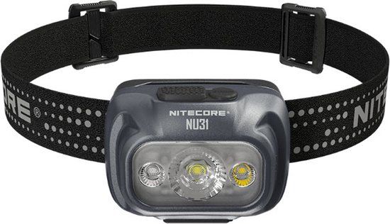 Nitecore NU31 Hoofdlamp - Slate Grey - Oplaadbaar