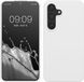 kwmobile hoesje geschikt voor Samsung Galaxy S24 - Hoesje met siliconen coating - Smartphone case in mat wit