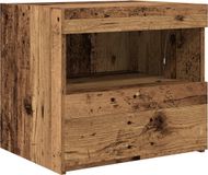 vidaXL Nachtkastje Oudhout 50 x 40 x 45 cm Bewerkt hout
