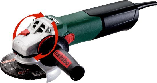 Metabo WEV 17-125 Quick Haakse Slijper - 1700W - 125mm