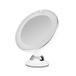 Orbegozo ESP 1010 Make-up Spiegel met Zuignap, Rond, Wit, 10x Vergroting, LED Verlichting