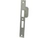Nemef Sluitplaat - rechthoekig - 196 x 29/46,5 mm - RVS geborsteld
