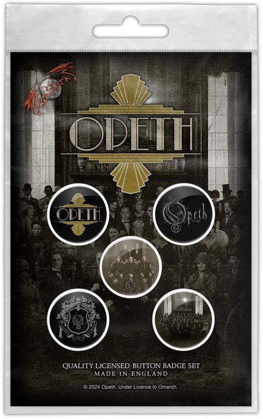Opeth The Last Will And Testament Unisex Badge - meerkleurig - Standaard