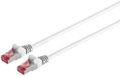 Câble patch S-Impuls Cat6A S/FTP PIMF sans halogène blanc 3m