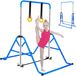 Barre de traction Enfants - Pliable - Réglable 115 à 155 cm - Acier - Avec anneaux de gymnastique