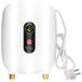 Ej.life Chauffe-eau sans réservoir, chauffe-eau instantané électrique 220v 3500w réchauffeur d'eau instantané avec affichage à cristaux liquides pour fournir de l'eau chaude pour les lavabos
