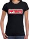Bellatio Decorations I love Turkiye / Turkije landen t-shirt zwart - dames - Turkije landen shirt / kleding - EK / WK / Olympische spelen outfit S