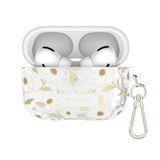 kate spade new york Beschermhoes voor AirPods Pro met sleutelhanger, Sunshine Floral, compatibel met AirPods Pro 2e/1e generatie