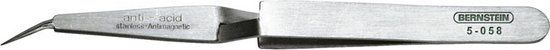 Bernstein Tools for Electronics 5-058 SMD-pincet 31b SA Spits, gebogen 120 mm