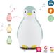 Zazu Pam Slaaptrainer - Pinguïn - Bleu - Enceinte Bluetooth avec batterie et veilleuse