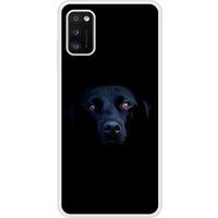 Samsung Bedrukt siliconen hoesje compatibel met Galaxy A41 Chien noir