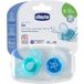 Chicco Sucette Physioair Bleu Silicone 6-12 mois