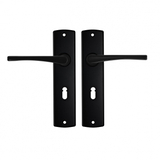 Deurklink met sleutelschild | AXA Curve Vlinder 55 mm - Zwart