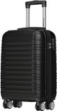 TRVLMORE Handbagage Koffer - 38L - Hardcase - Zwart - 54x36x20cm - Cijferslot - Trolley