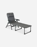 Crespo AP-733 Tex Supreme Strandstoel Grijs Aluminium, Stof/Weefsel