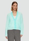 s.Oliver Strickjacke Licht Turquoise Maat L