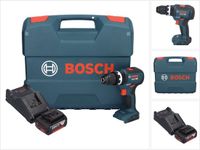 Bosch GSB 18V-55 Perceuse-visseuse à percussion sans fil professionnelle 18 V 55 Nm sans balai + 1x batterie rechargeable 5,0 Ah + chargeur + coffret
