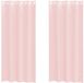 vidaXL - Gordijnen - voile - met - doorvoertules - 2 - st - 140x225 - cm - lichtroze