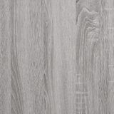 vidaXL Hoge kast, 3 stuks, bewerkt hout, grijs Sonoma eikenkleurig