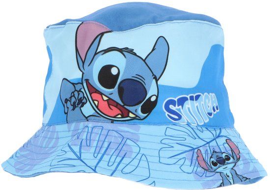 Stitch Blauwe Vissershoed voor Kinderen – Maat 53 cm