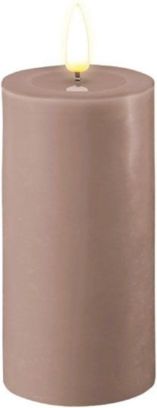Led kaars 5 x 10 cm Roze | Wax | Batterij | Deluxe Homeart