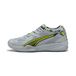 PUMA Eliminate NITRO™ SQD 4 Berlin handbalschoenen uniseks, Zwart/Grijs/Geel, Maat 51